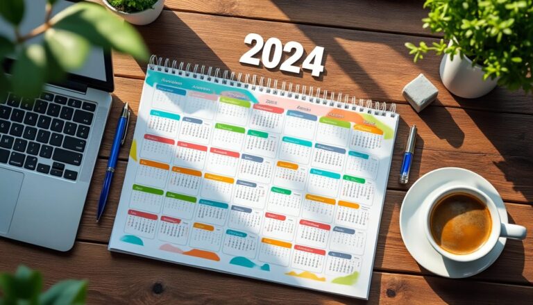 téléchargez votre calendrier 2024 en pdf et excel ! profitez de notre version imprimable gratuite, idéale pour organiser vos dates clés et planifier l'année à venir. simple et pratique, restez toujours à jour.