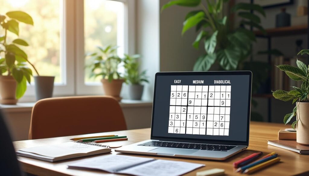 découvrez notre site de sudoku gratuit proposant des grilles de différentes difficultés : faciles, moyennes et diaboliques. améliorez vos compétences en résolvant des puzzles en ligne, adaptés à tous les niveaux, et défiez votre esprit avec des défis passionnants !