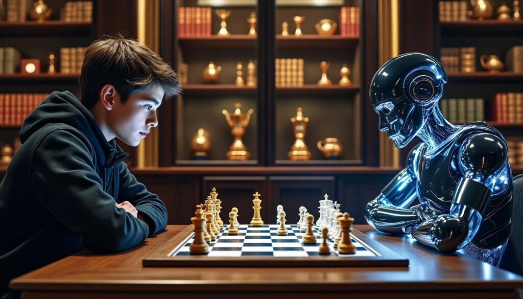 affrontez une ia aux échecs adaptée à tous les niveaux, de débutant à grand-maître. jouez gratuitement, progressez et améliorez votre stratégie en ligne !