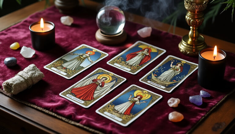 découvrez votre avenir en seulement 5 minutes grâce à notre tirage de tarot gratuit ! interprétez facilement vos arcanes majeures et obtenez des réponses claires à vos questions.